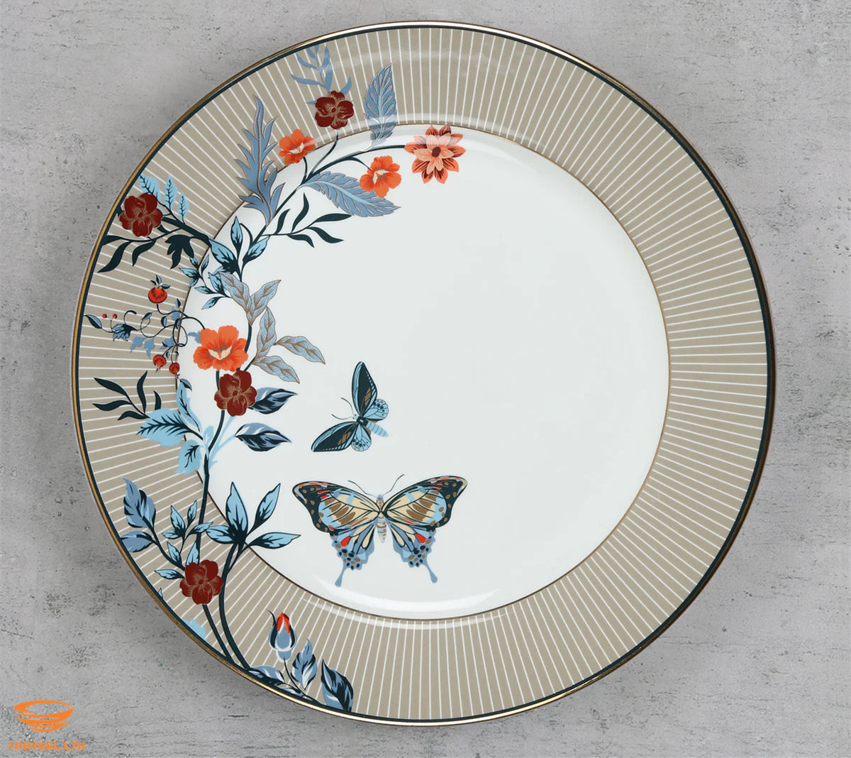 Natural Flower Tableware Set (20 Pieces)