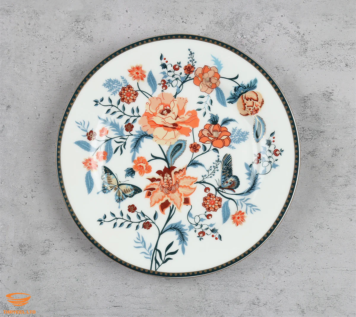 Natural Flower Tableware Set (20 Pieces)