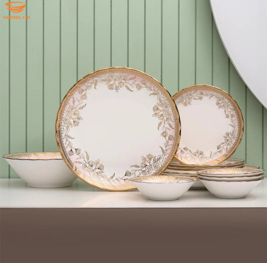 Ceramic tableware set (16 pieces)